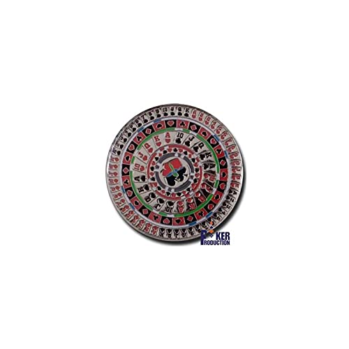 Poker Weight Card Guard KaleidoSCOPE   Metal   2 caras diferentes   50 mm