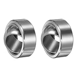 Kozelo 2 Stück GE25C Sphärisches Gleitlager - [24,8mm x 42mm x 20mm] Vorgeschmiertes Radiales Sphärisches Gleitlager, Chromstahl