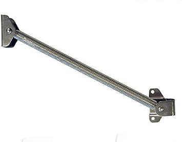 SeaLux Marine 10-1/4" x 9/16" Hatch Support Spring Holder Stainless Steel Includes Fork and U-Bolt Support Plate Large for Lid, Door, Cover, Cabinet, Window.