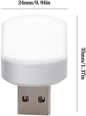 10 Pcs USB Plug in Mini Compact Small Night Light Small Plug in LED Mini USB Night Lights for Living Room Bedroom Bathroom Corridor