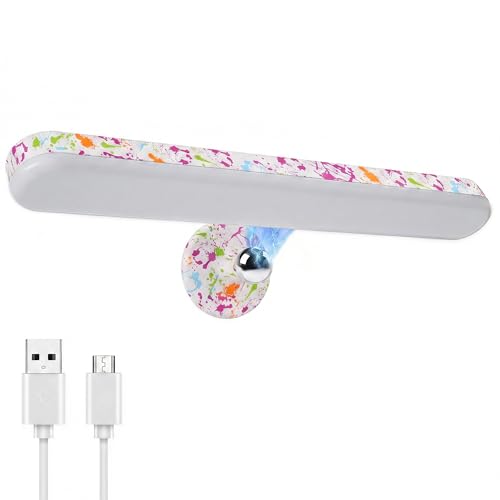 Image of Benreom Wireless Vanity Lights for Mirror, Rechargeable Battery Operated Stick on Lamp, Adjustable Color Brightness & Angle Makeup Light, Cordless Magnetic LED Bar Renter Friendly Lighting Decor Gift