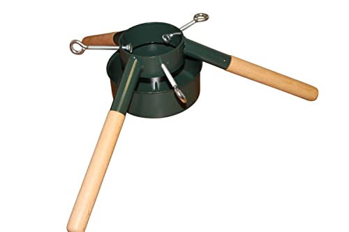 Garden Market Place Large Modern Spruce Real Christmas Tree Stand-Green