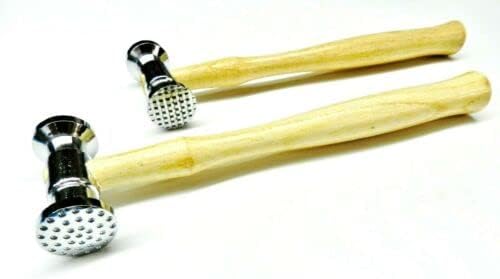 Texturing Hammers for Metal Surface Design Hammering Texture Patterns Set of 2 By JTS