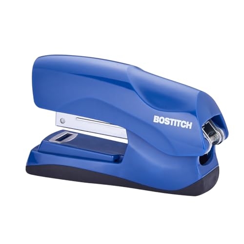 Bostitch Office Heavy Duty 40 Blatt Hefter mit 1250 Heftklammern & Krallenentferner, kleine Heftgerät-Größe, passt in die Handfläche, Vorteilspack, Blau (B175-BLUE-VP)