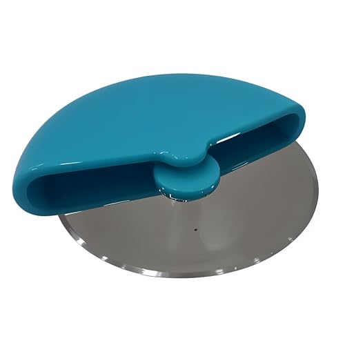 Image of Pizza Cutter Rolling Wheel Pizza Cutter, Sandwich Cutter for Baking Kitchen Use - RA076 - Blue