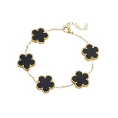 Black - Clover Bracelet