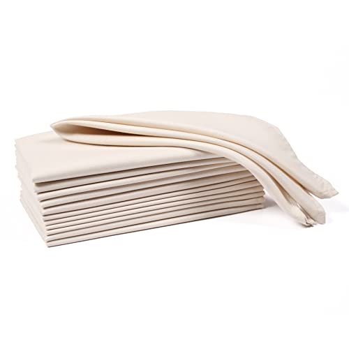 Cloth Napkins Dinner Cloth Napkins Set of 12 Polyester 18x18