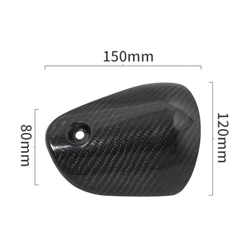 Protector de escape para moto CB190SS: rutas seguras sin calor 3