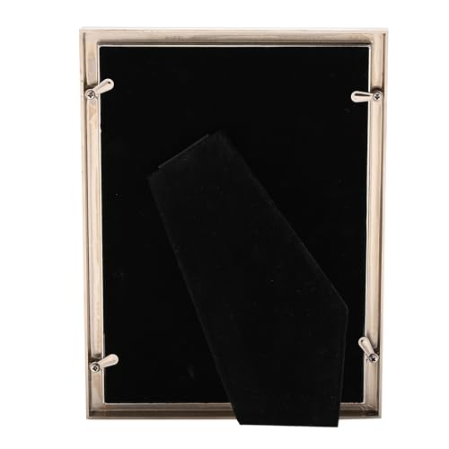 Elegance by Impressions Mother Of Pearl Self-Standing Rectangular Photo Picture Frame - 5" x 7". Single Aperture with Velvet Easel Back and Glass Front. - Image 3