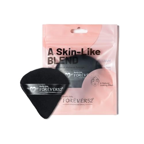 Image of Daily Life Forever52 A Skin-Like Blend Baking Powder Puff - MSP009 | Ultra-Soft, Multi-Use Puff for Foundation, Concealer, Blush & Setting | Wet & Dry Use | Flawless, Radiant Finish