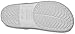 Crocs unisex adult Men's and Women's Crocband Clog, Light Grey/Navy, 12 Women 10 Men US