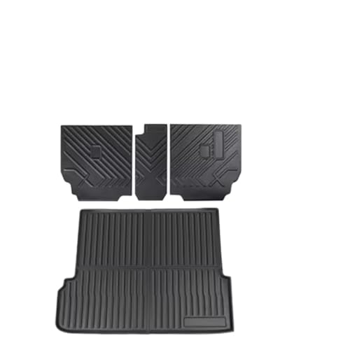 �J�[�S�}�b�g �ɓK������ �����h�N���[�U�[ �v���h LC150 150 2010-2023 �g�����N�}�b�g TPE �V�[�g�o�b�N�p�b�h �h�o ���Q�b�W�}�b�g(2nd Row Trunk mat B)