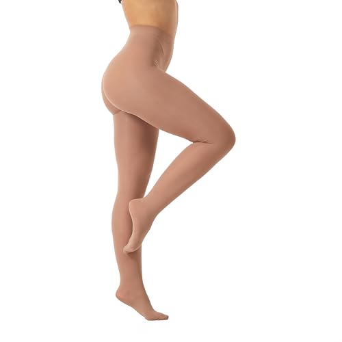 Image of Frola Semi Opaque Tights for Women 40 Denier Matte Solid Color Pantyhose Soft Stockings Nylons Under Dress