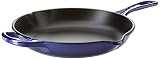 Le Creuset Enameled Cast Iron Signature Iron Handle Skillet, 10.25" (1-3/4 qt.), Indigo