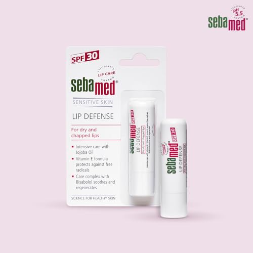 Sebamed Lip Defense Lip balm with SPF 30 + Vit E | Regenerates dry, chapped lips quickly & effectively | Intensive care with Vit E, Jojoba Oil & Chamomile |Dermatologically &... - Image 2