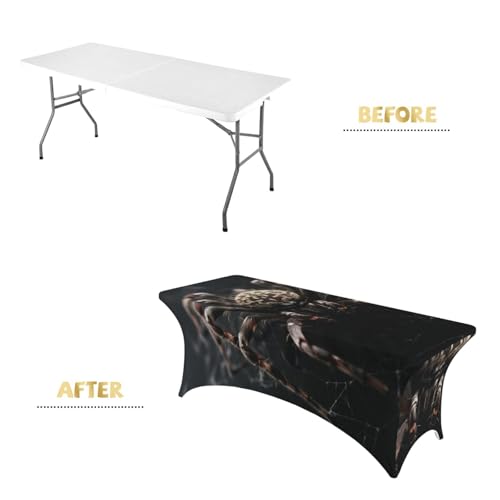 Nappe araignée élastique 1.8m nappe élasthanne infroissable buffet - 5