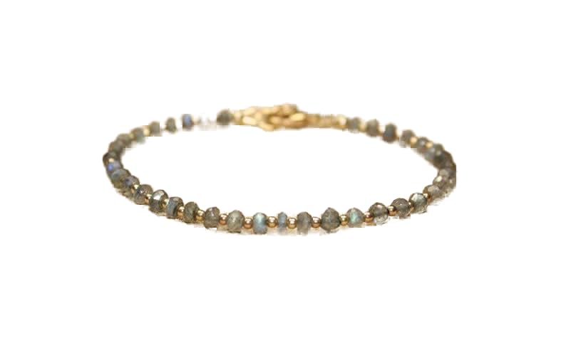 Bracelet en perles de labradorite pour un style stacking élégant au quotidien