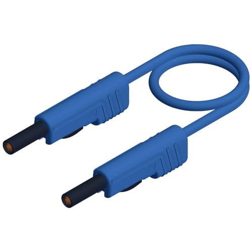 Hirschmann Test & Measurement MLB 200/1 V bl Messleitung Lamellenstecker 4 mm Lamellenstecker 4 mm 2.00 m Blau 1 St.