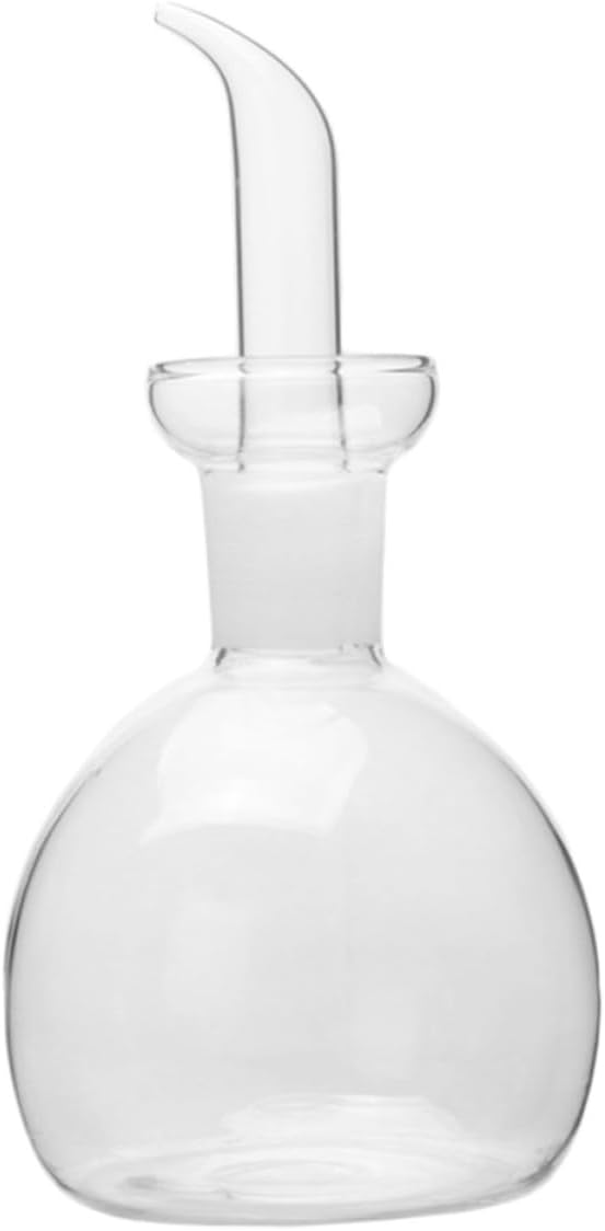 Uonlytech 500ml Glass Oil Bottle Leak-proof Dispenser for Olive Oil and Cooking Wine with Spout for Home and Hotel Use