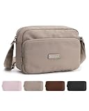 BAGSMART Foldable Crossbody Bags for Women, Small Travel Purses Hobo Bag