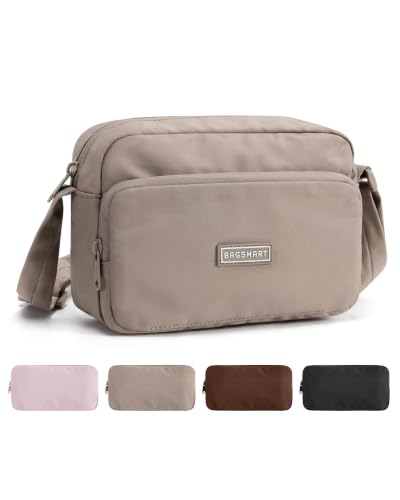 BAGSMART Foldable Crossbody Bags for Women, Small Travel Purses Hobo