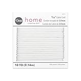 Dritz Home 44313 Cable Cord, 5/32 x 10-Yards, Size 70 , White