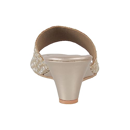 Image of Metro Women Wedge Heel Fashion /Ethnic Sandal