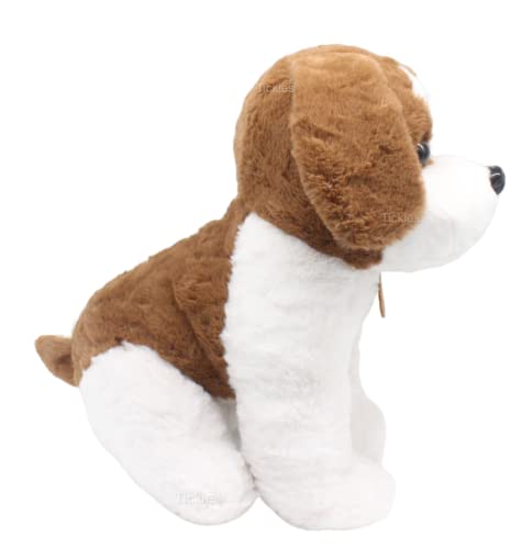 Image of Tickles Puppy Dog Soft Stuffed Plush Animal Toy for Kids Birthday Gift (Color: Brown; Size: 30 cm)
