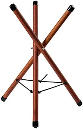 Music Stand Handpan Drum Stand Adjustable Triangular Snare Stand Solid Beech Wood Ethereal Hand Drum Stand image 3