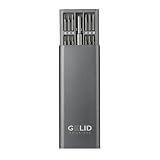 Gelid Solutions Zestaw wkrętaków – 48 precyzyjnych bitów o wysokiej wydajności – 165 x 66 x 15 mm