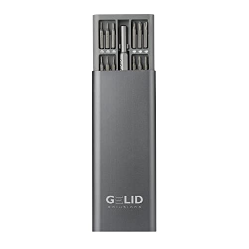 Gelid Solutions Zestaw wkrętaków – 48 precyzyjnych bitów o wysokiej wydajności – 165 x 66 x 15 mm