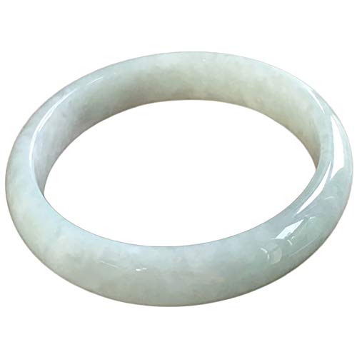 Bracelet en jade blanc naturel pour femme | Bijou en jadéite authentique