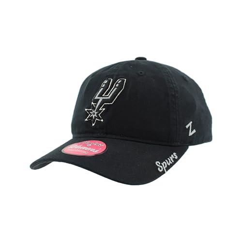 San Antonio Spurs NBA Officially Licensed Women's Adjustable Hat Girlfriend Icon Black