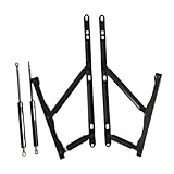 Charnières de lit de rangement relevables, capacité portante, levage de canapé for meubles de maison, 2 ensembles