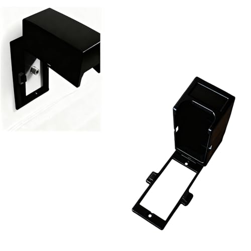 Outlet Cover for Child & Baby Proof CATV/Coax Cable, Safe Phone Outlet Protector, Lockable Design, Easy Installation