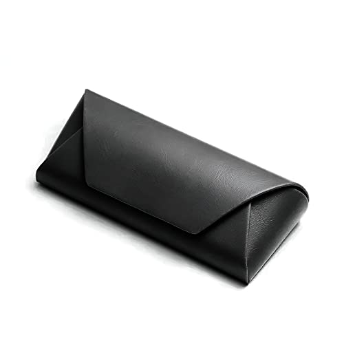 Image of Eyeglass Case Hard Shell, Portable Sunglass Case, fashionable PU Leather Eyeglass Case, Lightweight