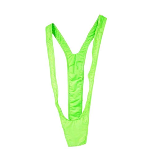 Maillots de bain String V-String Sexy Sous-vêtements Borat Manikini Lingerie Maillot de bain Convient parfaitement à un Taille pour tous (vert) Cover
