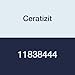Ceratizit 11838444 Carbide Ecocut Insert, CTCP425 Grade, M50Q Chip Groove, 13.5 mm Insert Size, 12.5 mm Length, 4.76 mm Thickness, 5.30 mm Hole Diameter, 0.8 mm Corner Radius