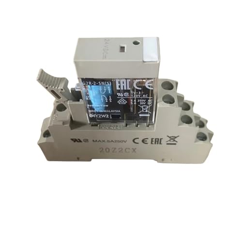 Relais G2R-2-SN(S) 24VDC haute précision avec socle P2RF-08-E robuste - 2