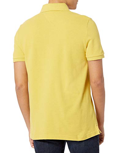 Image of Tommy Hilfiger Mens Short Sleeve Cotton Pique Polo Shirt in Regular Fit