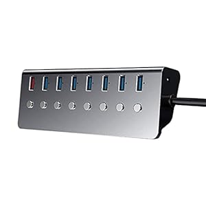 GAOFESA USB-Hub mit 7+1 Anschlüssen
