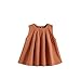 Girls' Summer Suit New Casual Children's Fashion Sleeveless Vest loose Pants Baby Girls Summer Two-piece Set (US, Alpha, XX-Large, Regular, orange)