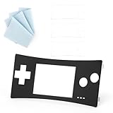 Faceplate for Gameboy Micro GBM Controller Front Faceplate Cover Replacement for Game boy Micro (Black)