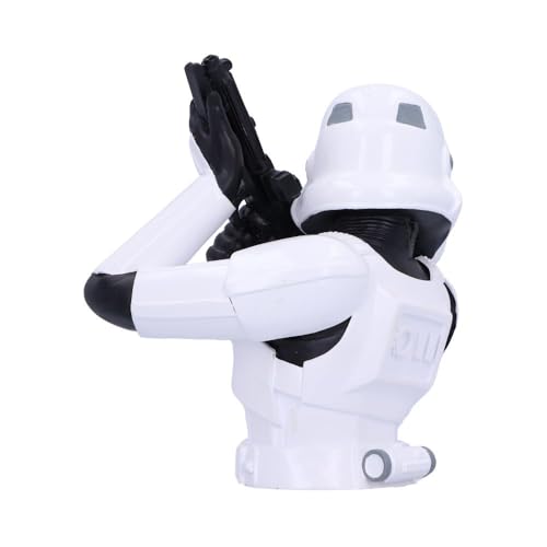 Busto de Stormtrooper de resina compacto que ahorra espacio en vitrinas 4