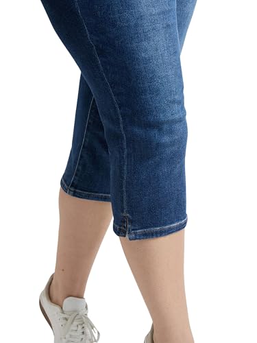 Royalty For Me Womens Women's Plus Premium Stretch Essential Capri, Xc1218604