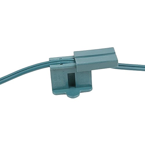 Novelty Lights Spt-2 Female Plug, Snap On Vampire Plugs, Green, Polarized, 10 Amp, 25 Pack #TOP3