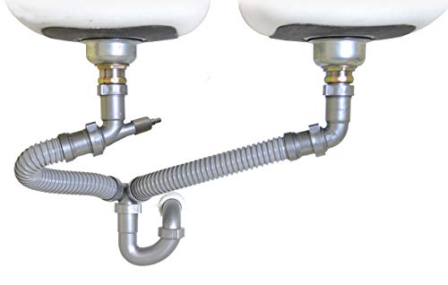 Kit de desagüe para fregadero doble 1-1/2" Coflex