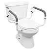 Carex Toilet Safety Frame – Toilet Safety Rails With Adjustable Width – Toilet Rails For Elderly, Handicap, Home Health Care Equipment After Surgery, Supports 300lbs