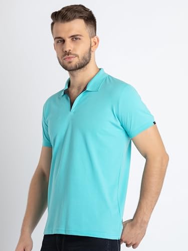 Image of Status Quo Men's Polo T-Shirt | Rich Cotton Blend | Slim Fit | All Day Comfort | Contrast Inner Placket | Polo Collar