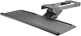 StarTech.com Under Desk-Mount Keyboard Tray - 26.4” Wide - Adjustable - Ergonomic Slide-Out